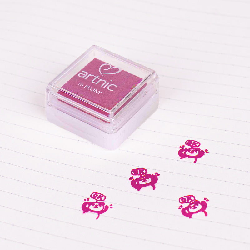 Tampón de Tinta Japonés – 7 Colores a Elegir Rosa peonía