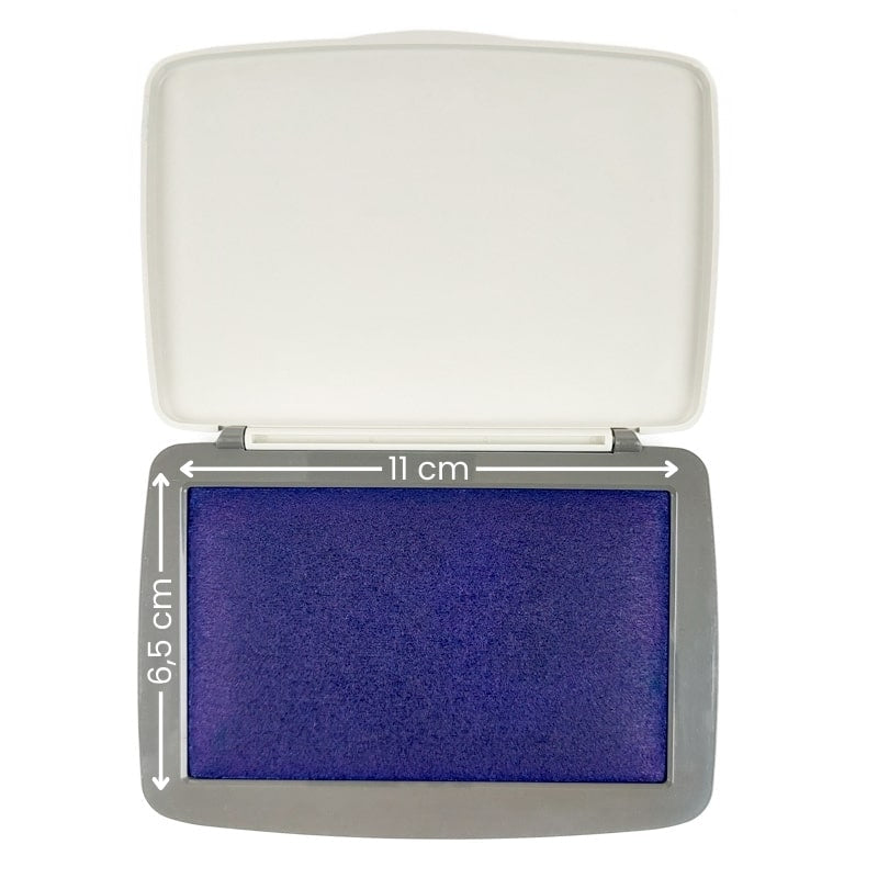 Almohadilla de tinta azul