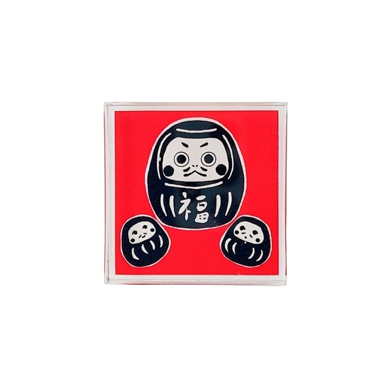 Sello japonés Daruma de Tomikohan