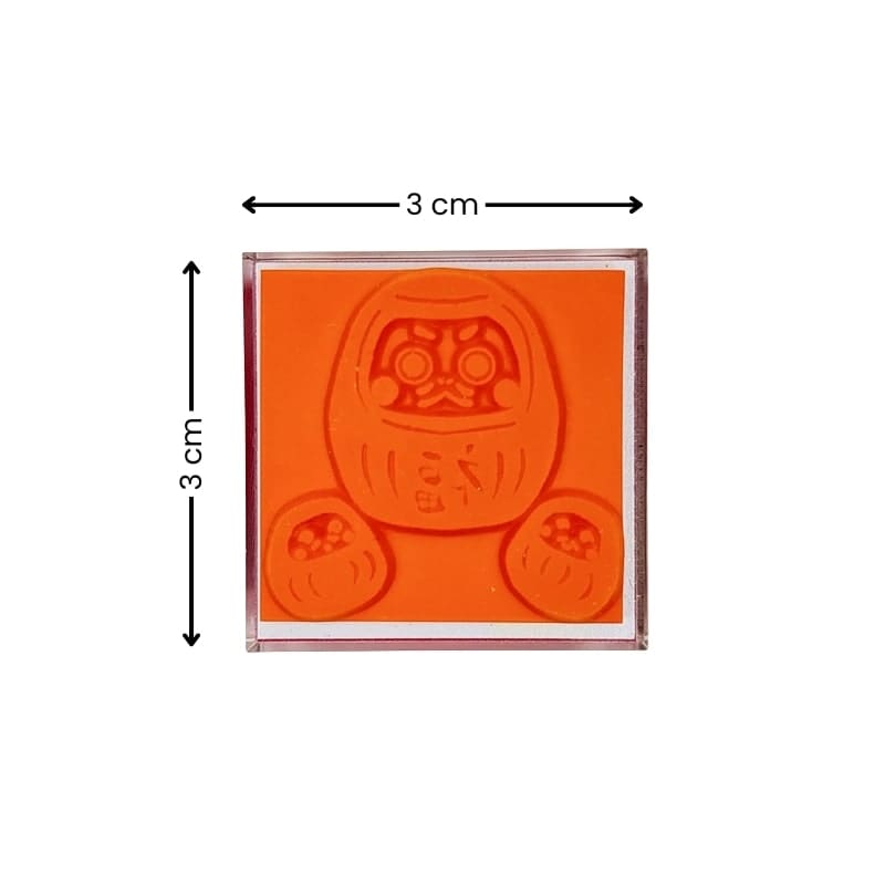 Sello japonés Daruma de Tomikohan