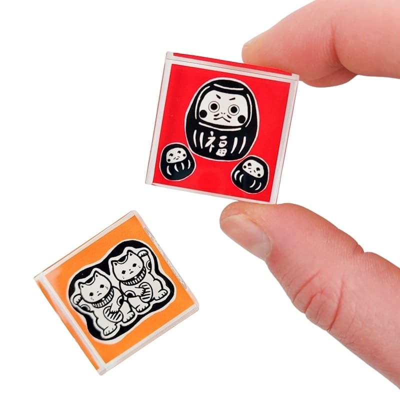 Sello japonés Daruma de Tomikohan