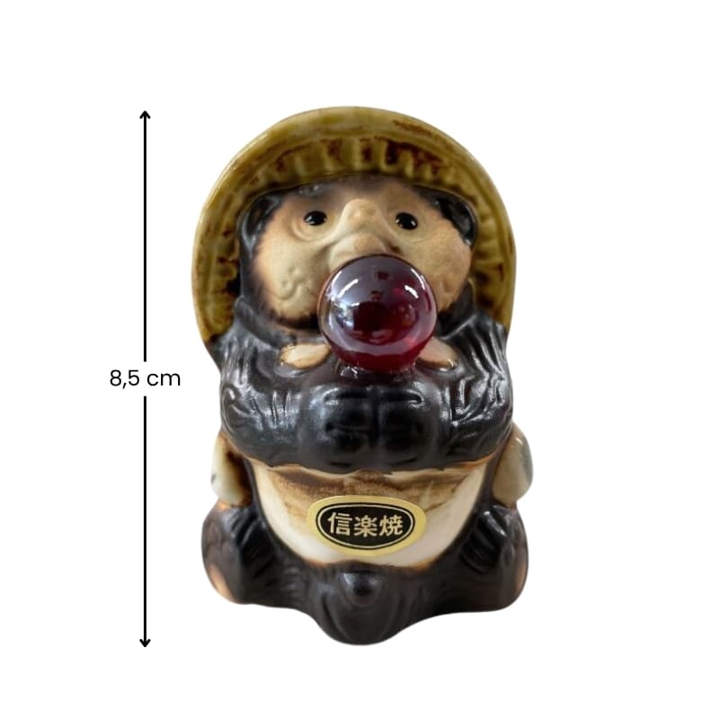 Figura Tanuki Perla Roja
