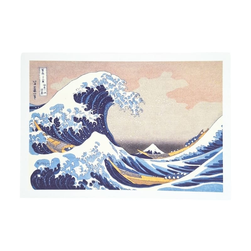 Tarjeta Japonesa Ola de Kanagawa