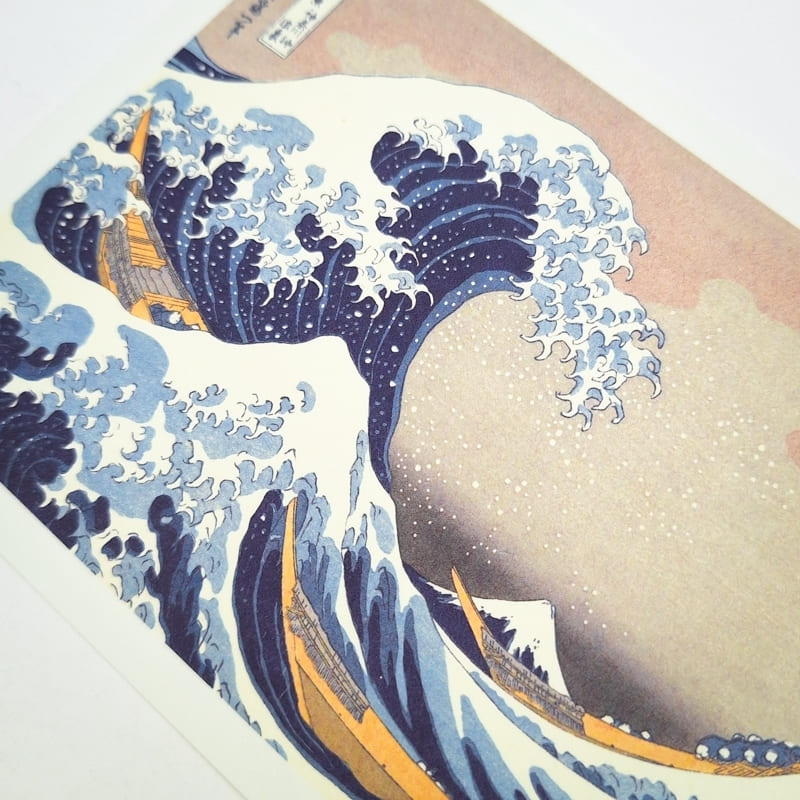 Tarjeta Japonesa Ola de Kanagawa
