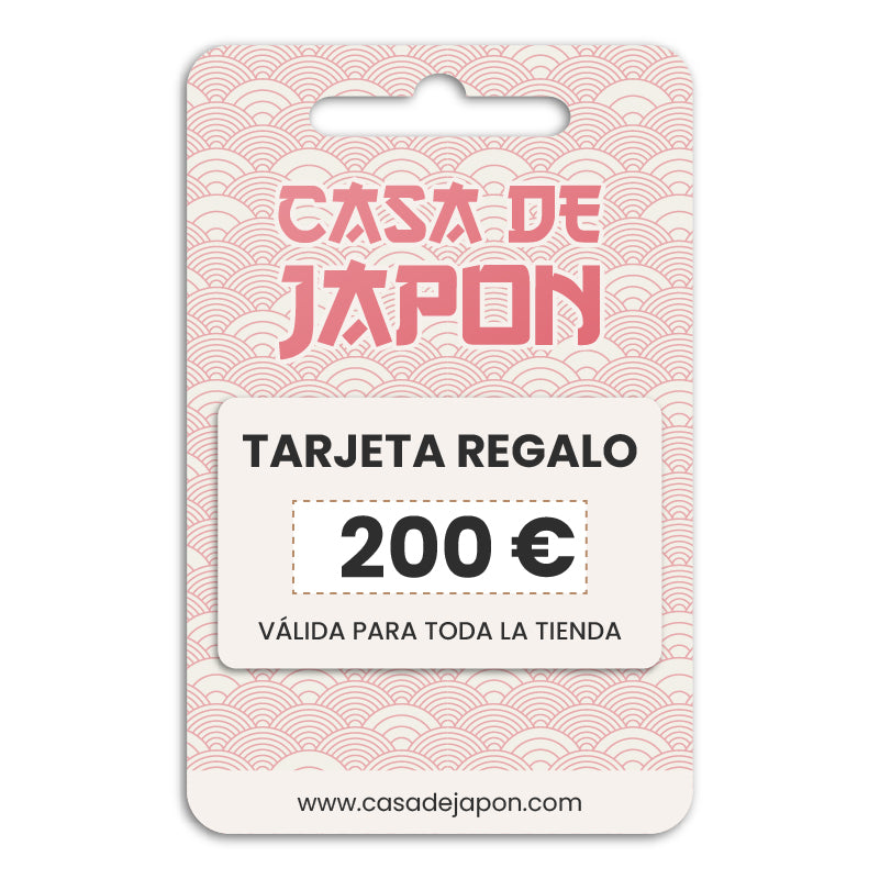 Tarjeta Regalo Casa de Japón 200€