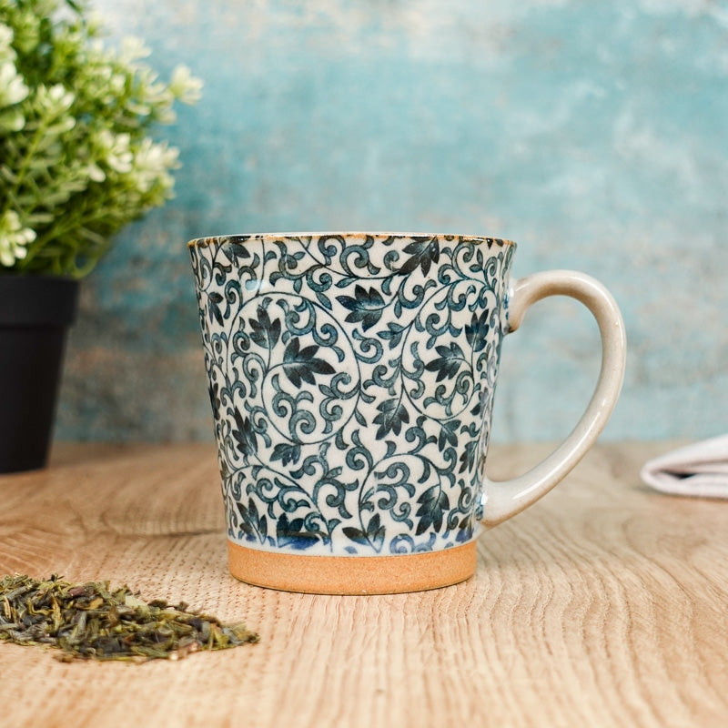 Taza de Cerámica Japonesa Azul