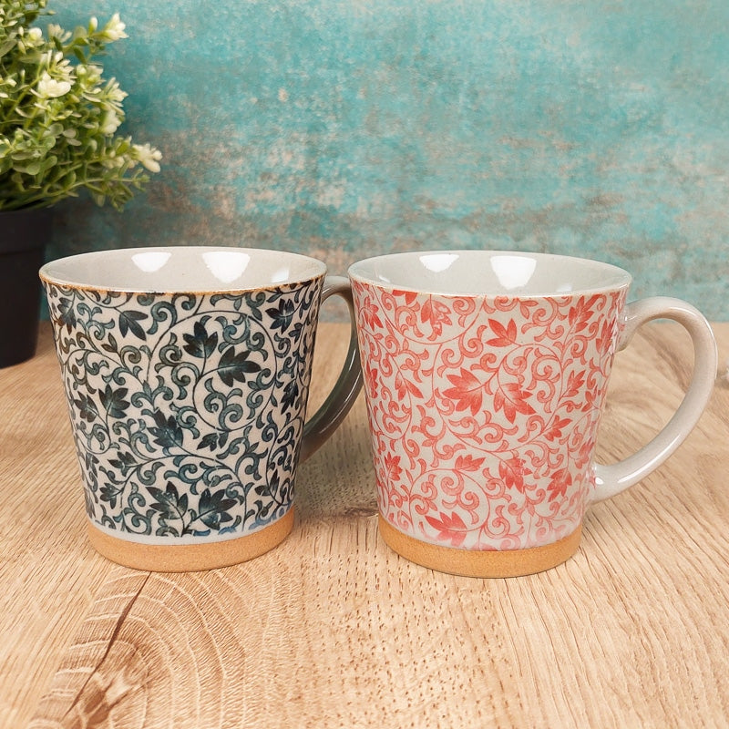 Taza de Cerámica Japonesa Roja