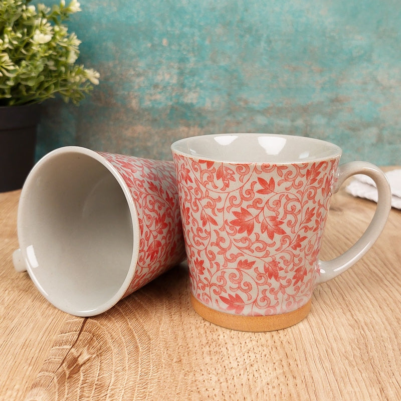 Taza de Cerámica Japonesa Roja