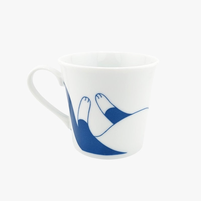 Taza Japonesa Gato Azul