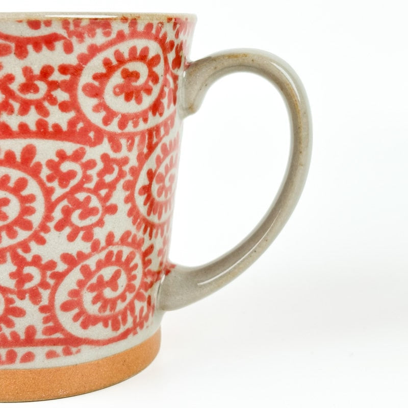 Taza Japonesa Karakusa Roja