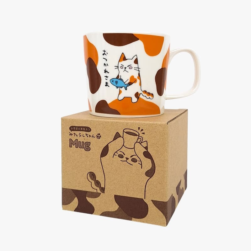 Taza Japonesa Mikeneko ’Otsukaresama’