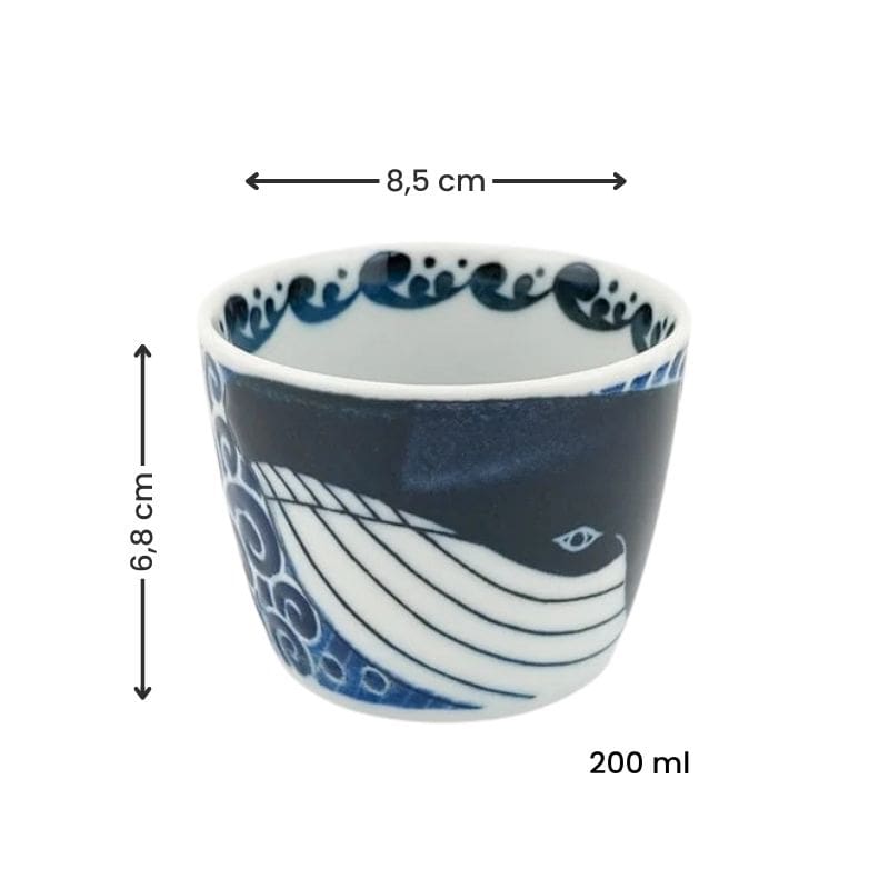 Taza Japonesa para Soba Ballena