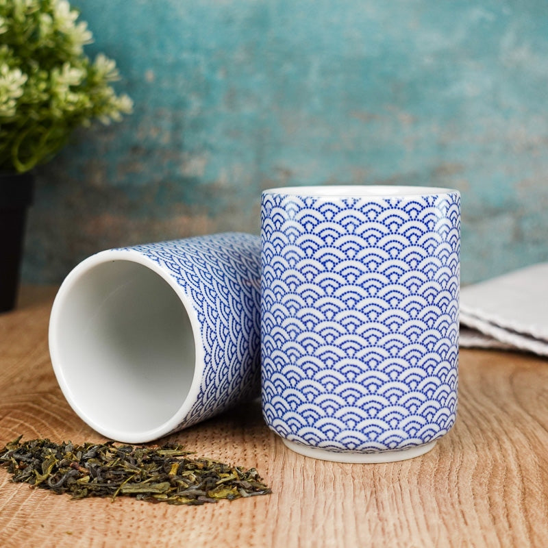 Taza Japonesa Yunomi Seigaiha