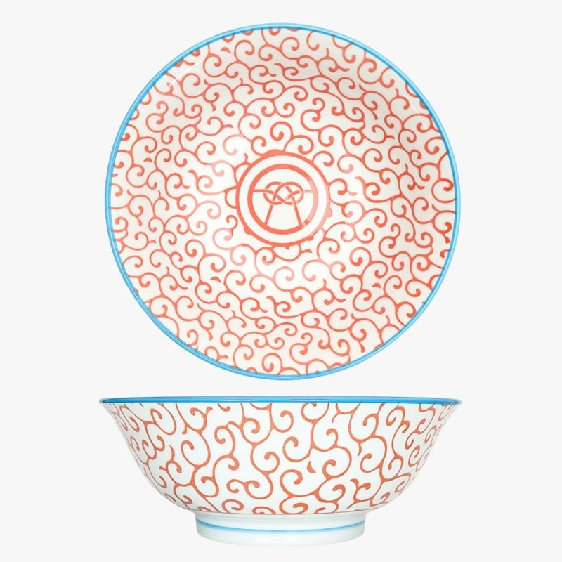 Tazón de Ramen Japonés Arabesco