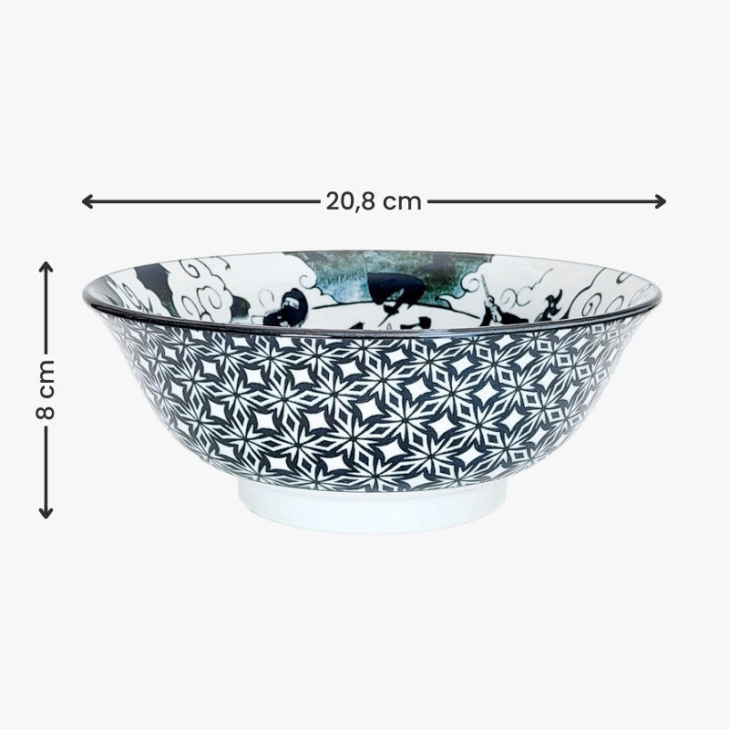 Tazón Donburi Japonés Ninja
