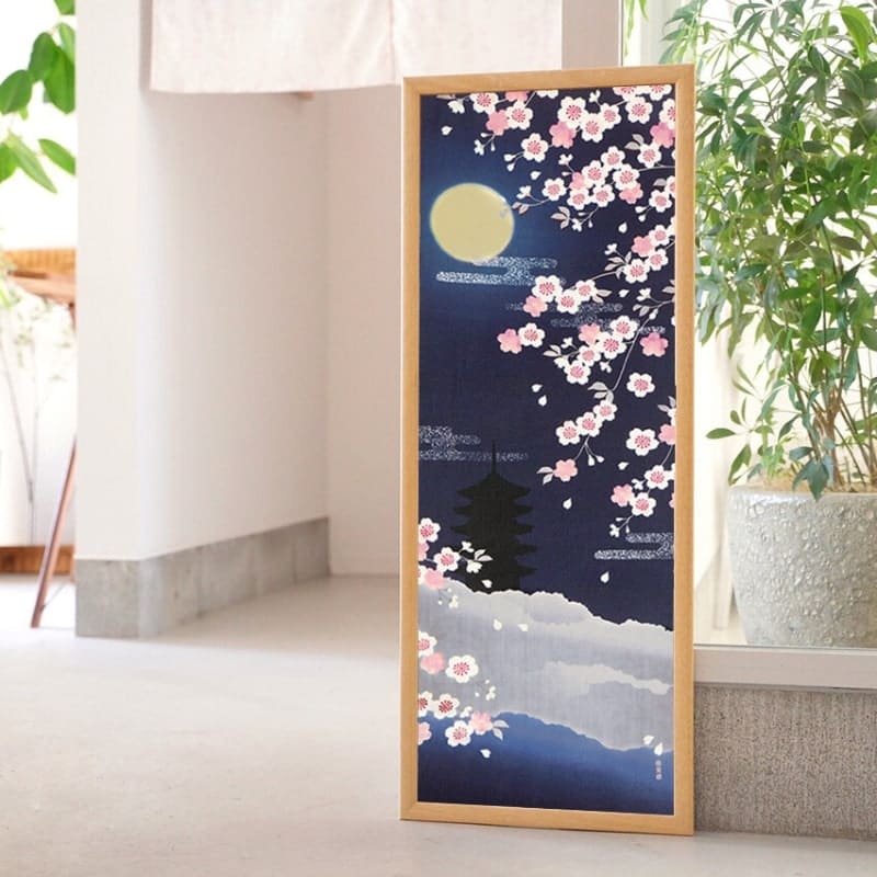 Tenugui Japonais Yozakura