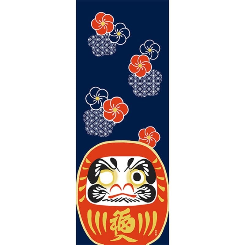 Tenugui Japonés Daruma Ume