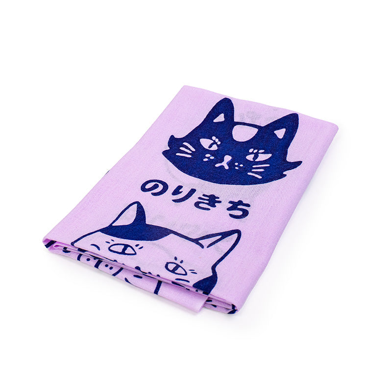 Tenugui Japonés Gatos