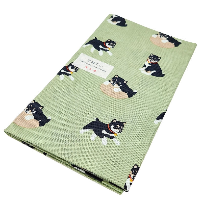 Tenugui Japonés Kuro Shiba