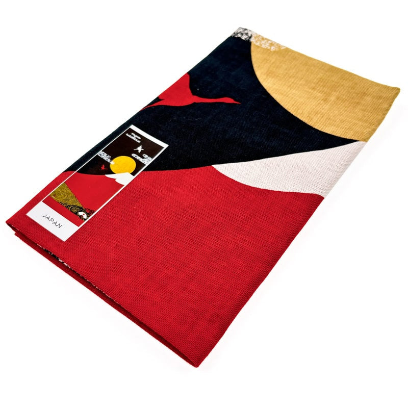 Tenugui Japonés Rojo Fuji