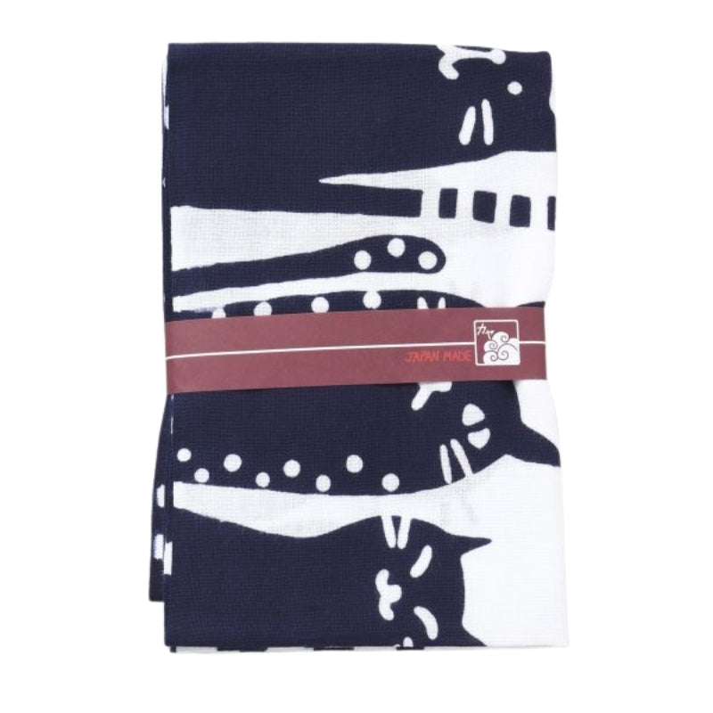 Tenugui Japonés Gatos