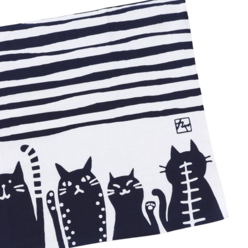 Tenugui Japonés Gatos