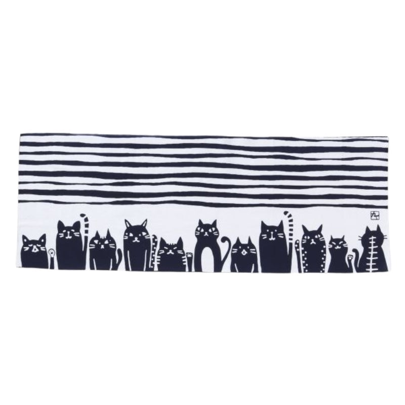 Tenugui Japonés Gatos