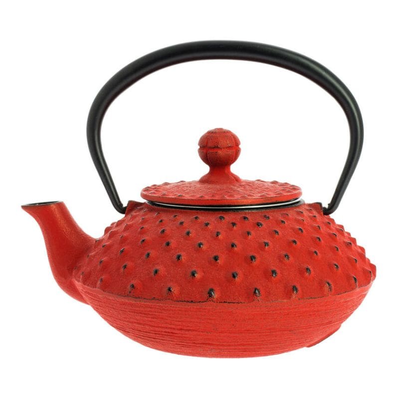 Tetera Japonesa Iwachu de Hierro Fundido Roja 350 ml