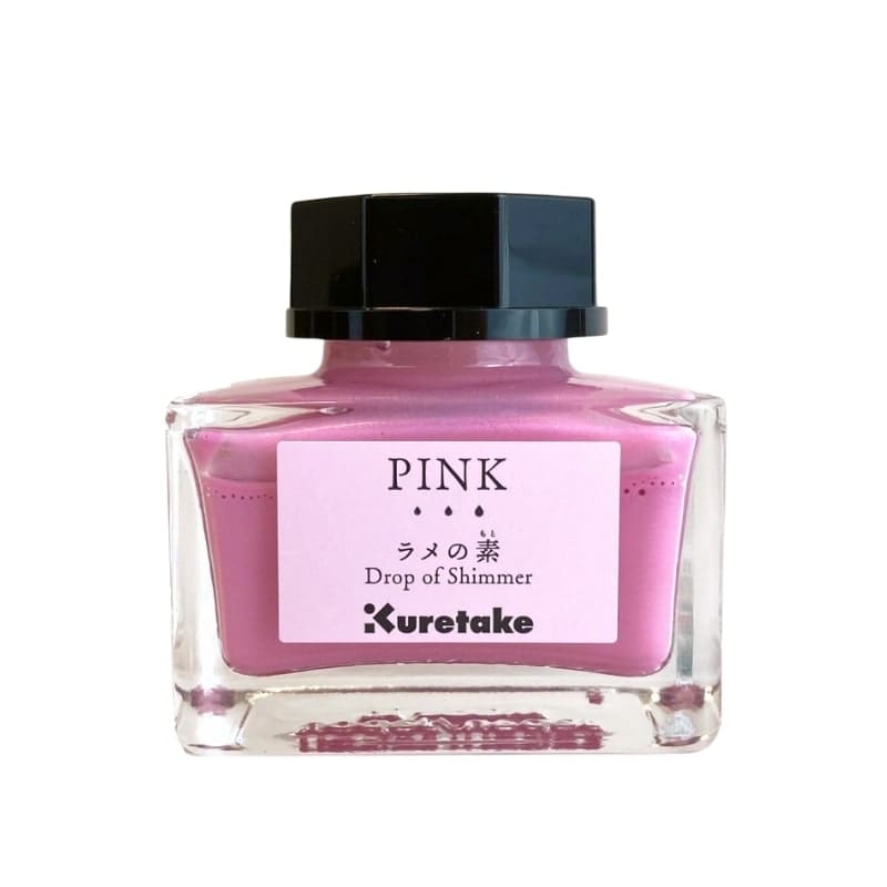 Tinta con Purpurina de Kuretake Rosa