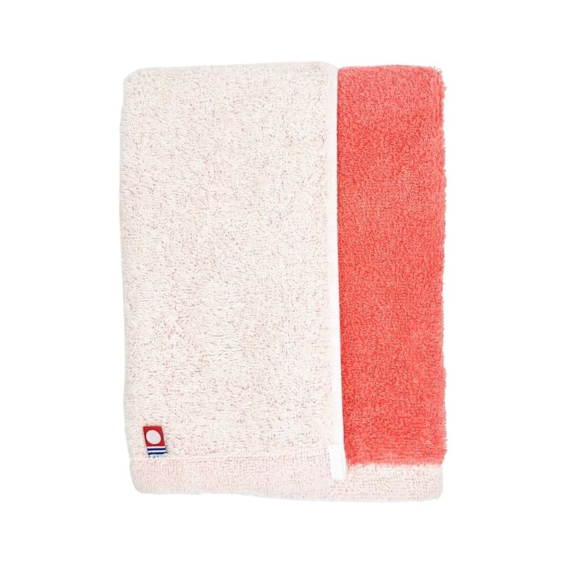 Toalla Facial Reversible Rosa Imabari