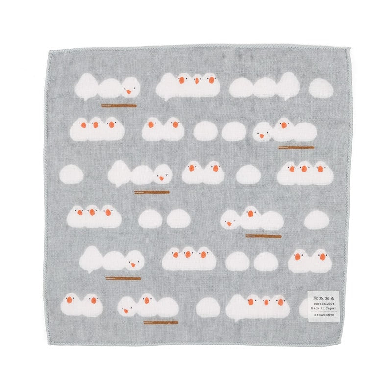 Toalla Japonesa Pájaros