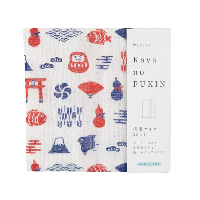 Paño de cocina japonés de la suerte