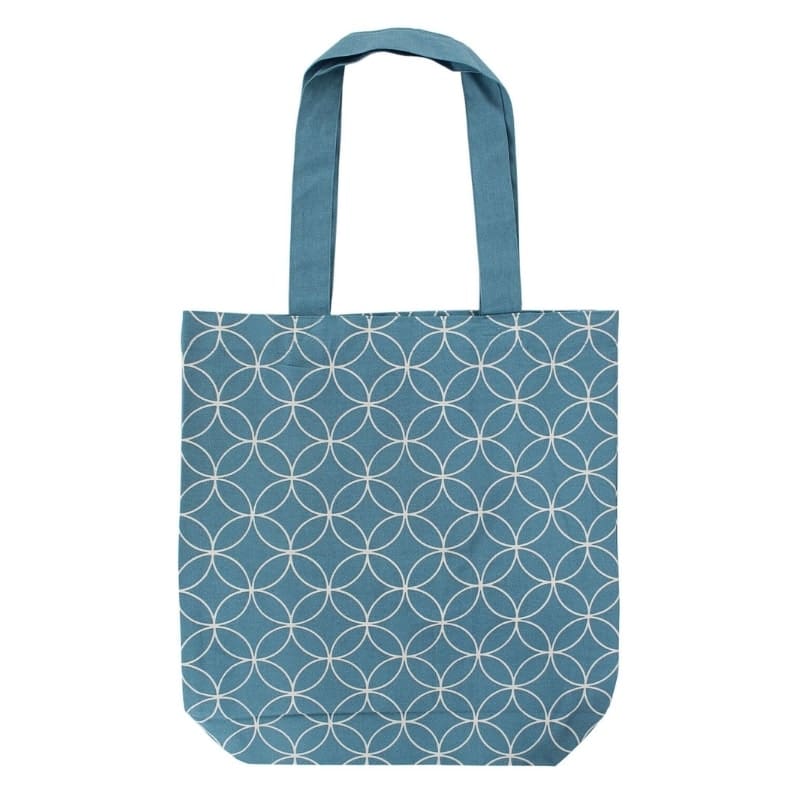 Tote Bag Bleu Shiba Shippo