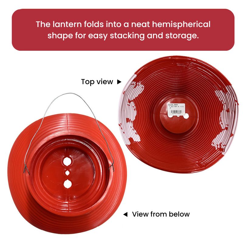 Farolillo Japonés Festival Rojo