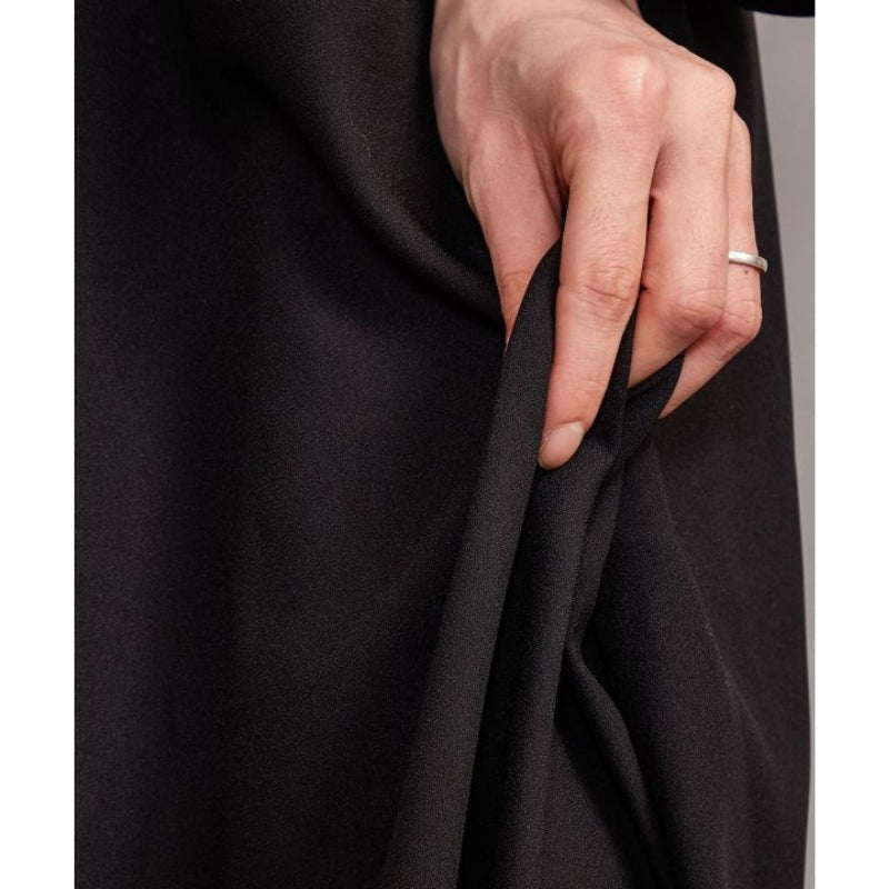 Vestido Japonés Moderno Negro