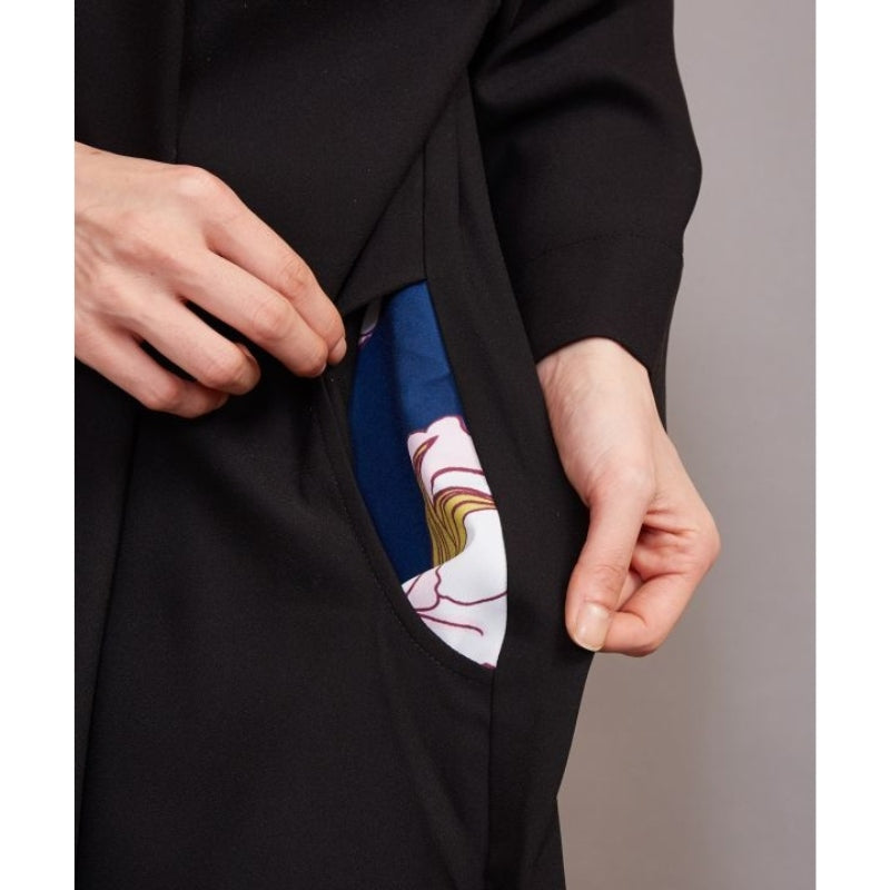 Vestido Japonés Moderno Negro