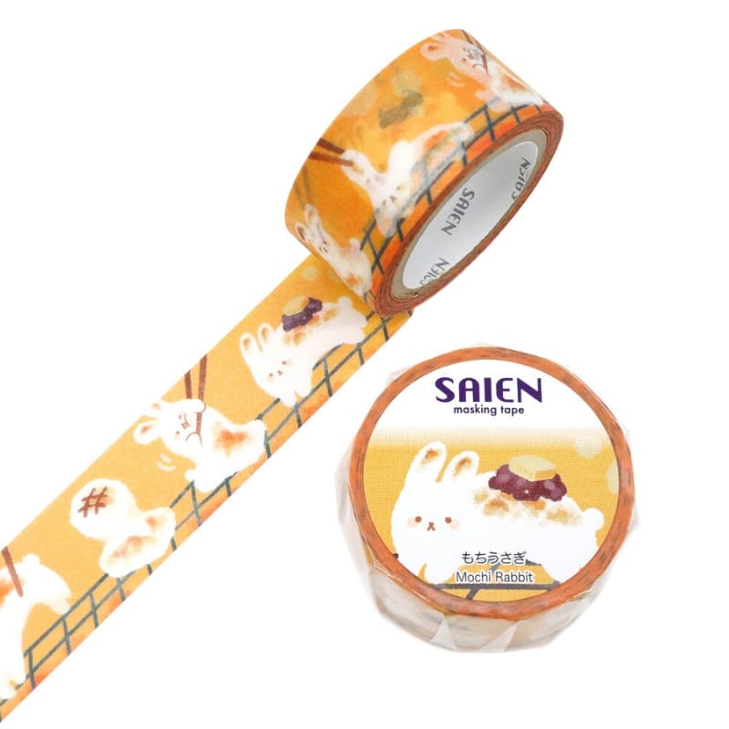 Washi Tape Japonés Mochi Conejo