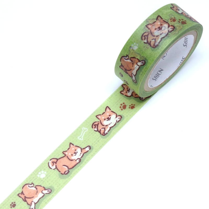 Washi Tape Japonés Shiba Inu