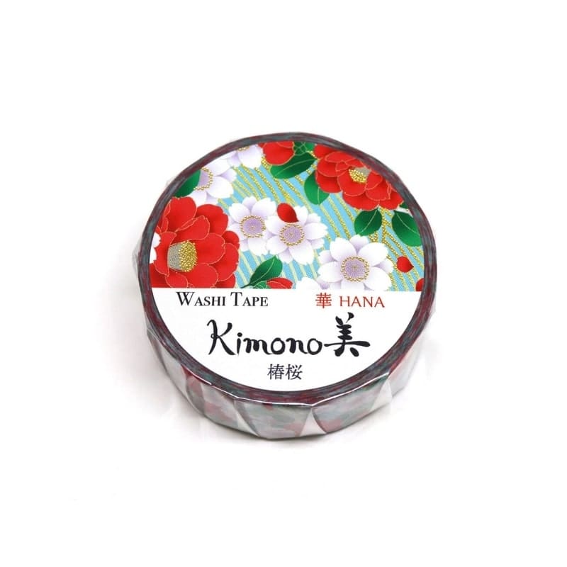 Washi Tape Japonés Tsubaki
