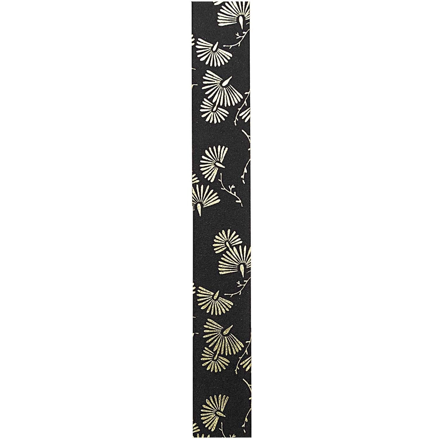 Washi Tape Negro y Dorado