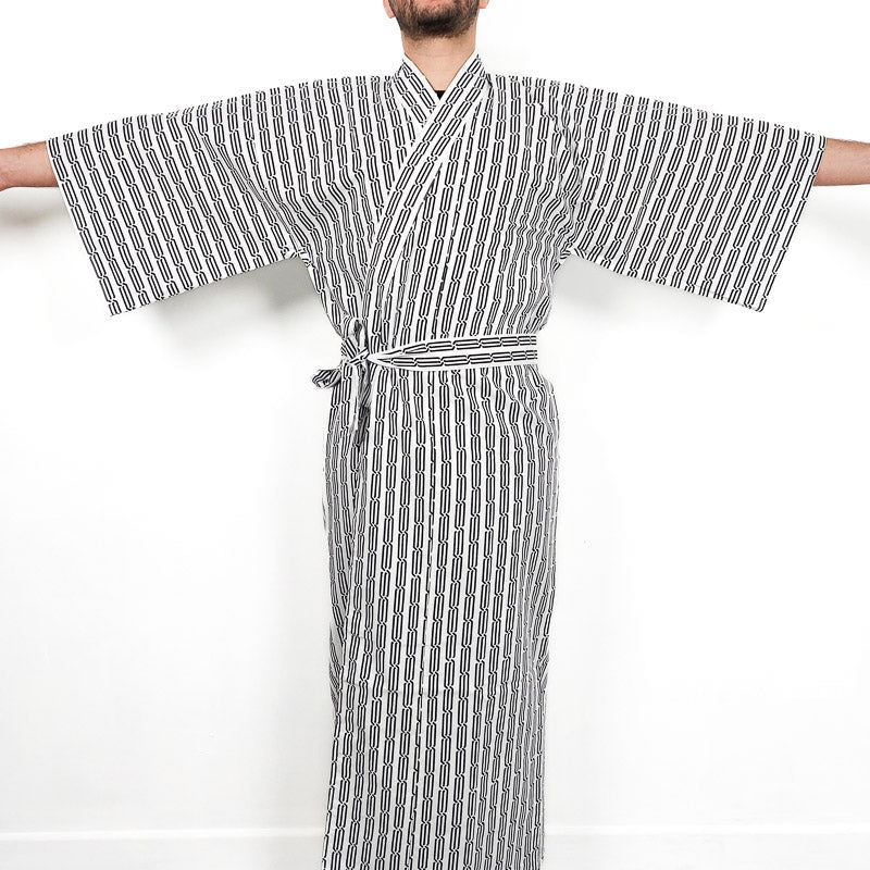 Yukata Blanco Hombre