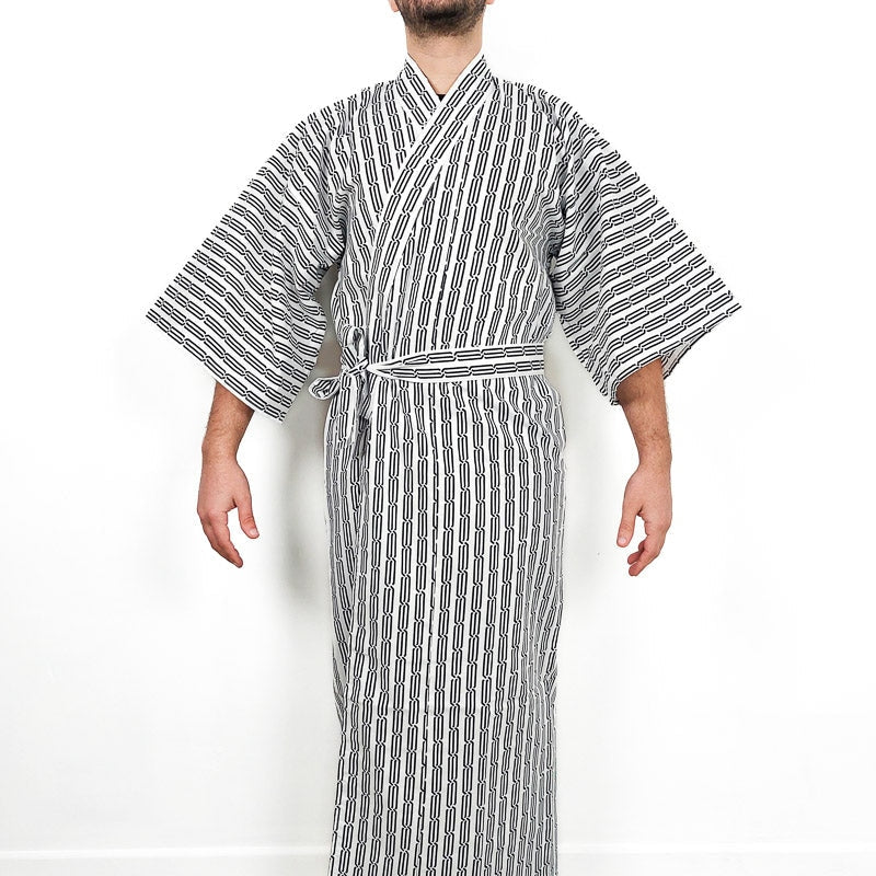 Yukata Blanco Hombre