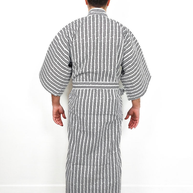 Yukata Blanco Hombre