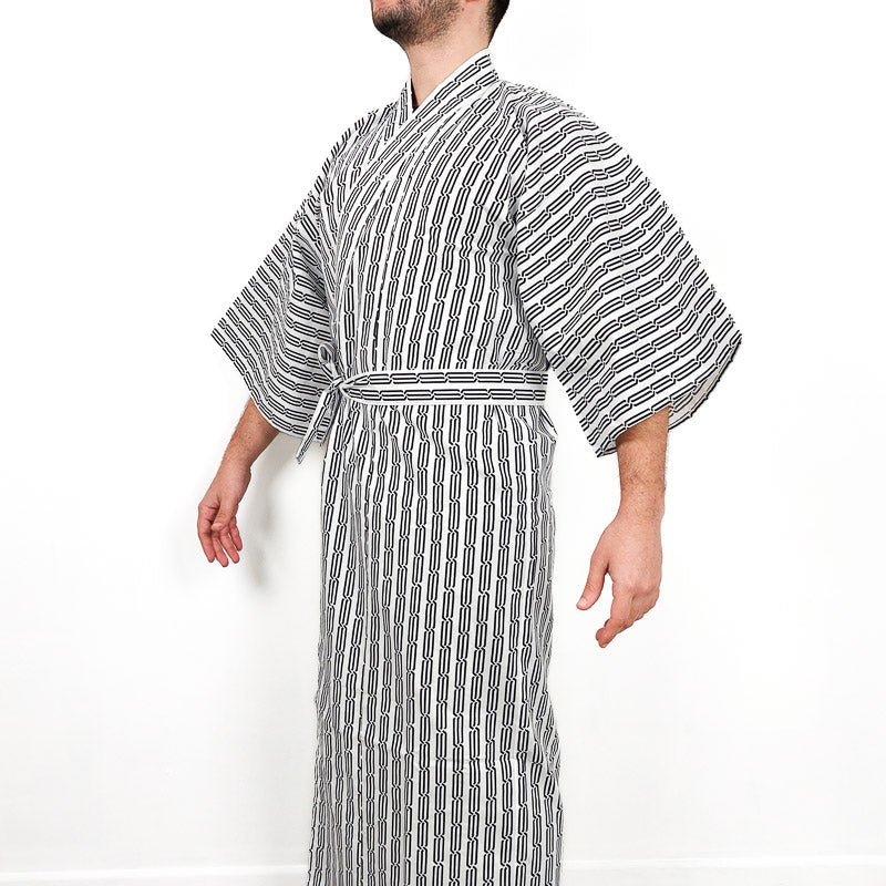 Yukata Blanco Hombre