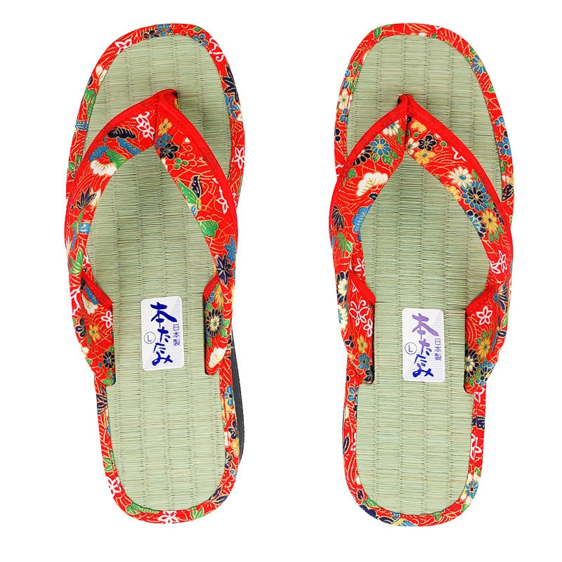 Zori Calzado Japonés Rojo