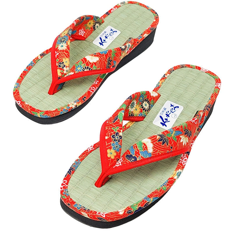 Zori Calzado Japonés Rojo