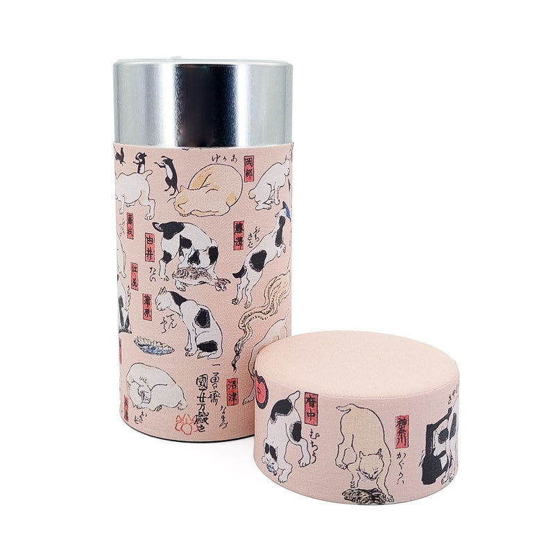 Caja de té japonesa Gatos