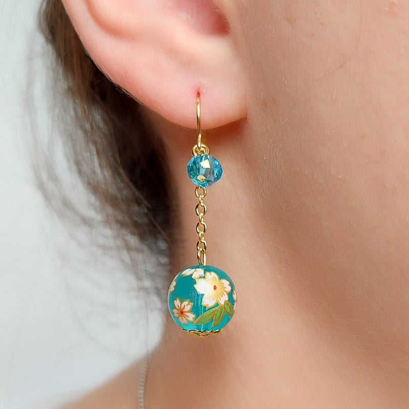 Pendientes colgantes japoneses