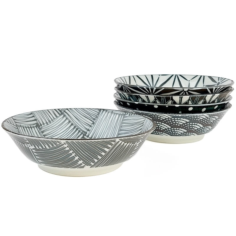 Juego de 5 tazas japonesas