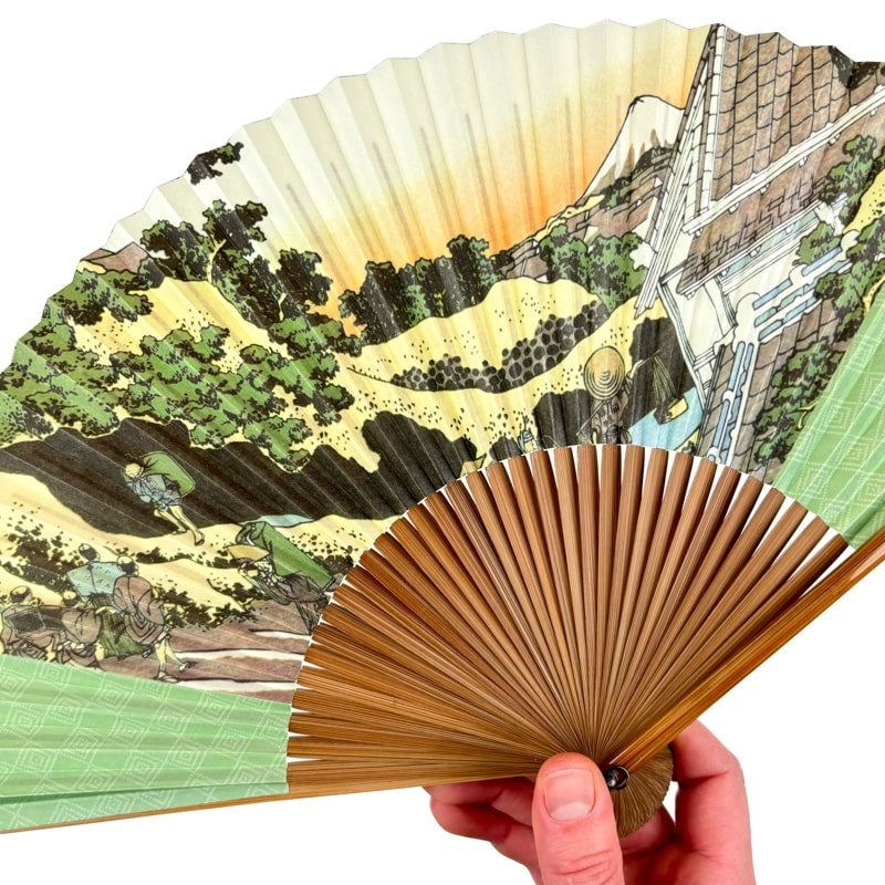 Estampado abanico japonés